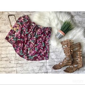 🛍American eagle floral skirt with ties🛍